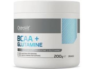 Аминокислотный комплексOstroVit BCAA+ (BCAA + Glutamine) 200g 	Апельсин