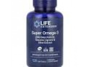 Life Extension Mega EPA/DHA – Омега-3 жирные кислоты, 120 гелевых капсул