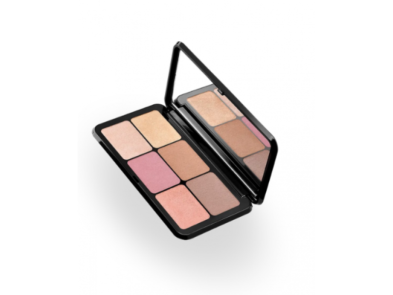Палетка для макіяжу обличчя Kiko Milano irresistible Total Look Face Powder Palette 01 Light-Medium)