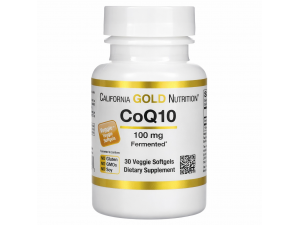 Коензим Q10 California Gold Nutrition CoQ10 100 мг 30 гелевих капсул