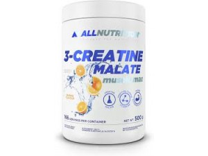Предтренировочный комплекс ALLNUTRITION 3-Creatine Malate Muscle Max (500 g, Orange) — Мощный заряд энергии и выносливости