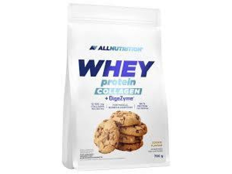 ALLNUTRITION Whey Protein Collagen + DigeZyme, сывороточный протеин с коллагеном - 700 г ALLNUTRITION Whey Protein Collagen + DigeZyme, сывороточный протеин с коллагеном - 700 г