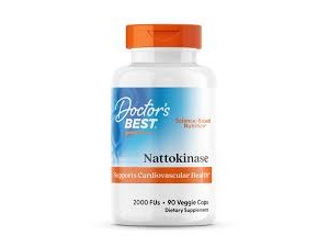 Наттокиназа - Doctor's Best Nattokinase 2000 FU - 90 капсул