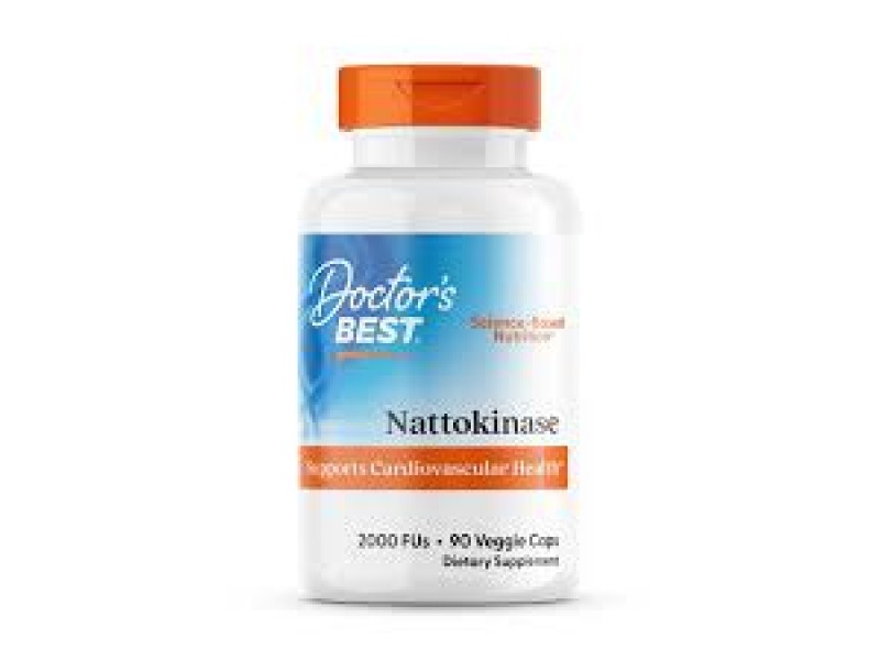 Наттокиназа - Doctor's Best Nattokinase 2000 FU - 90 капсул