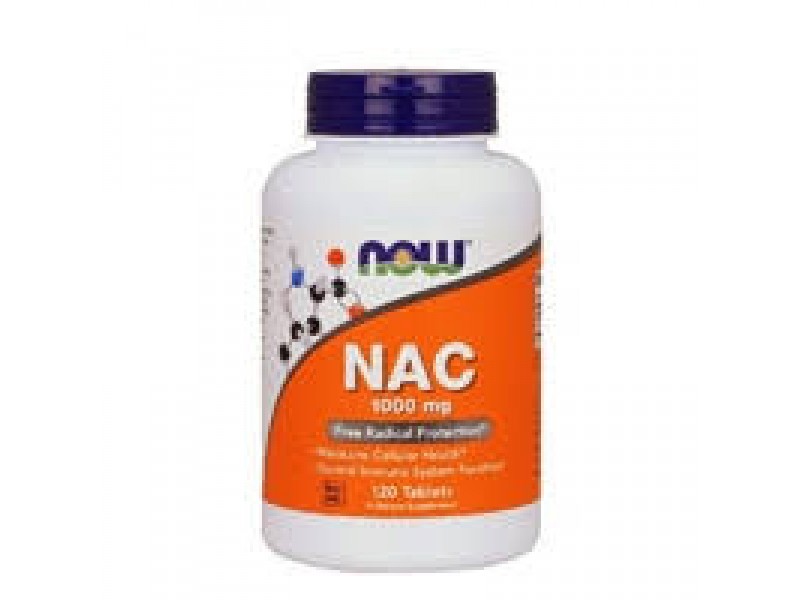 NAC Now Foods 1000 мг 120 таблеток N-ацетил L-цистеїн