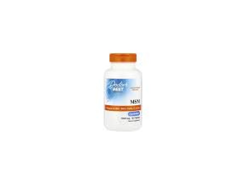 Метилсульфонилметан, МСМ, MSM with OptiMSM®, Doctor's Best, с OptiMSM®, 1500 мг, 120 таблеток
