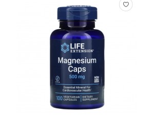 Life Extension, капсулы с магнием, 500 мг, 100 вегетарианских капсул