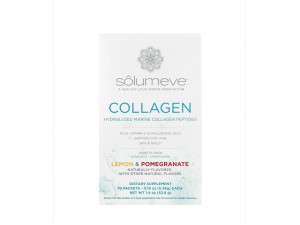 Solumeve, пептиды морского коллагена, витамин C и гиалуроновая кислота, ассорти со вкусом лимона и граната, 10 пакетиков по 5,38 г Solumeve, пептиды морского коллагена, витамин C и гиалуроновая кислота, ассорти со вкусом лимона и граната, 10 пакетиков по 5,38 г