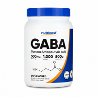 Nutricost GABA 500 mg (ГАМК) – заспокійлива амінокислота для нервової системи