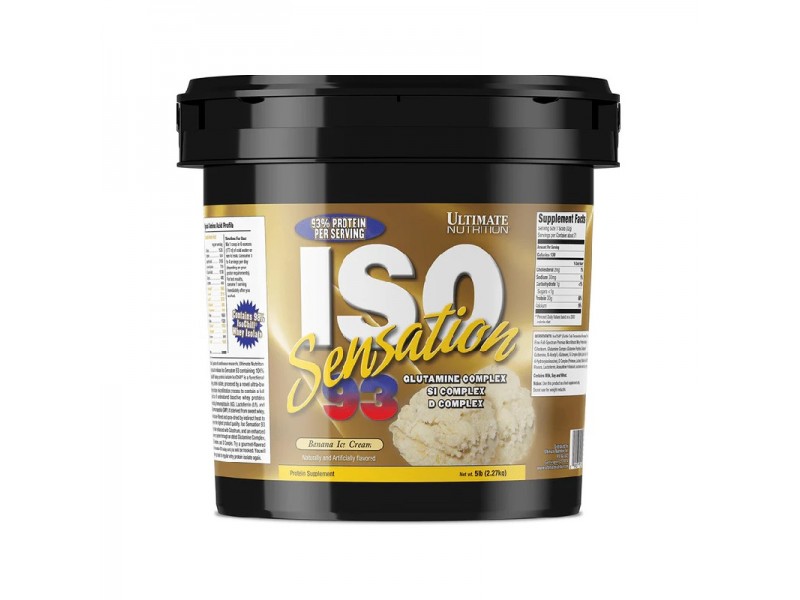 Протеин Ultimate Nutrition ISO Sensation 93 Banana Ice Cream 2.27 кг
