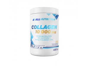 Коллаген ALLNUTRITION Collagen 10 000 mg Orange 480 г – гидролизованный коллаген + гиалуроновая кислота + витамин C