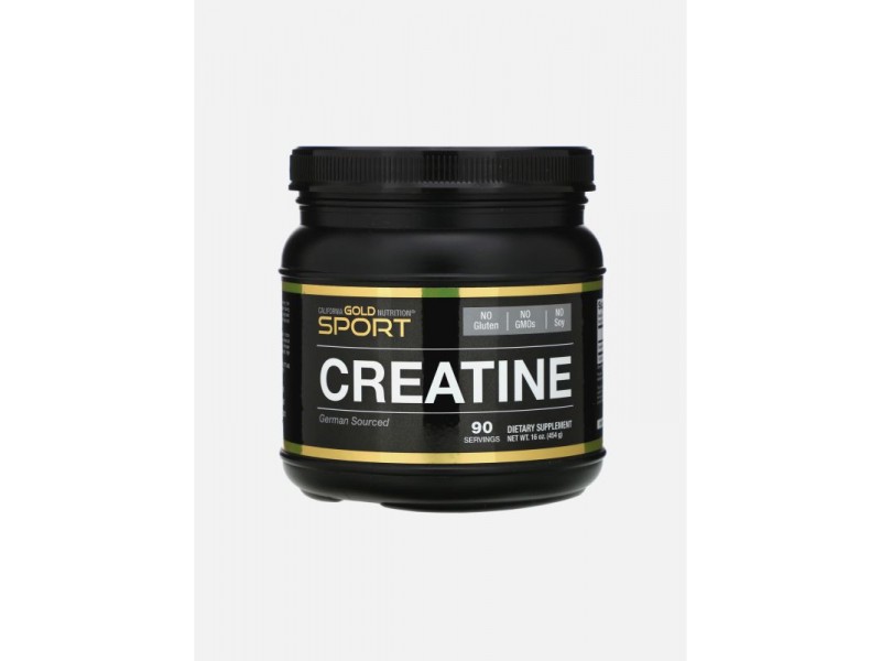 California Gold Nutrition Creatine Powder, микронизированный моногидрат креатина Creapure, без запаха, 454 г