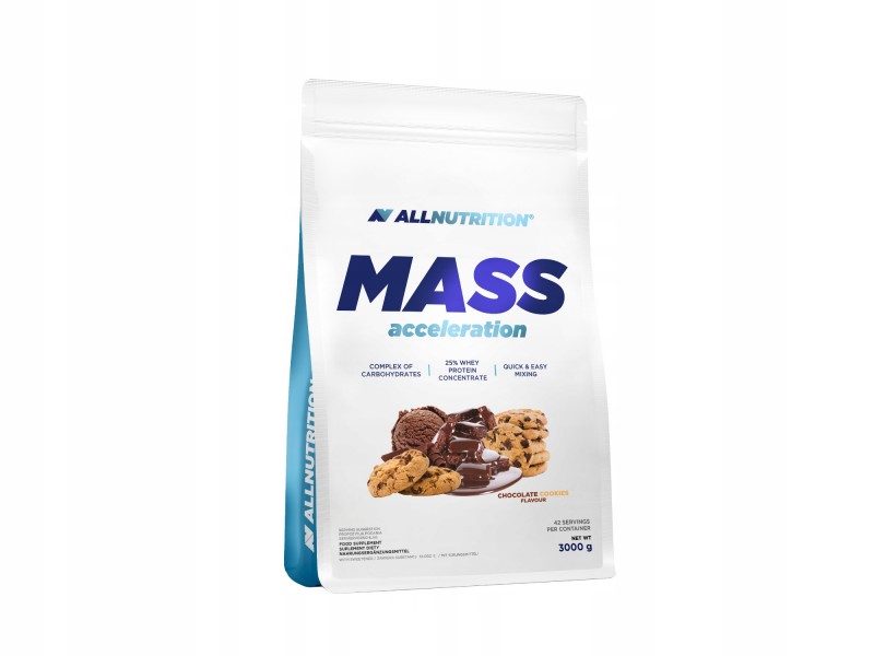 Гейнер (белково-углеводная добавка) ALLNUTRITION MASS acceleration 3000 г
