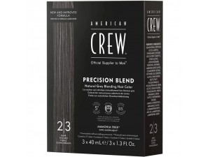 Чоловіча фарба для сивого волосся "Система маскування сивини American Crew Precision Blend Shades 2-3