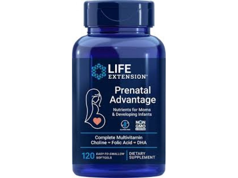 Комплекс витаминов для беременных Life Extension Prenatal Advantage 120 капсул