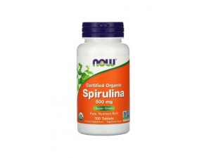 Спіруліна, NOW, Spirulina 500 мг