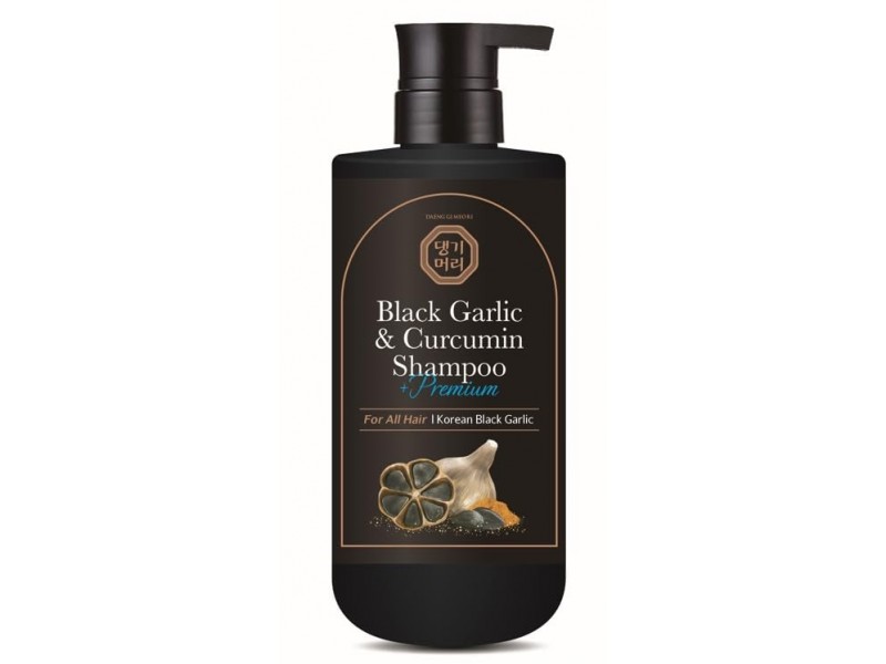 Шампунь для волосся, що відновлює, з чорним часником Daeng Gi Meo Ri Black Garlic & Curcumin Shampoo, 500мл