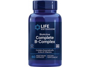 Комплекс Витаминов Группы В, BioActive Complete B-Complex, Life Extension, 60 вегетарианских капсул