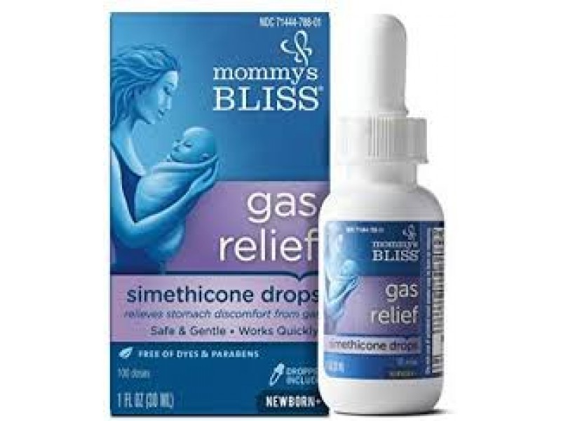 Mommy's Bliss, Капли от вздутия животика, Baby Gas Relief, 30 мл