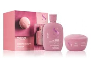 Набір для догляду за волоссям Alfaparf Milano Semi Di Lino Moisture  шампунь 250 мл + маска 200 мл 