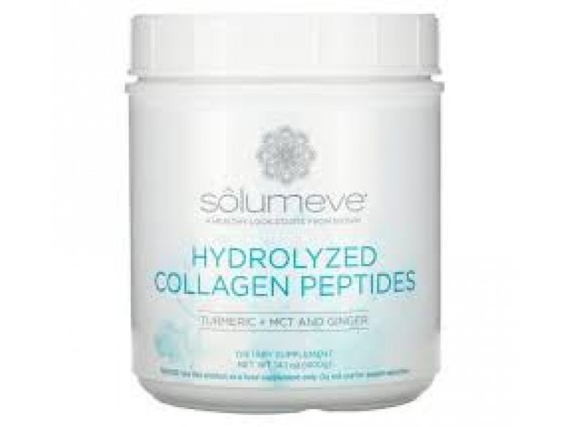 Solumeve, пептиды гидролизованного коллагена с куркумой, 400 г (14 унций)