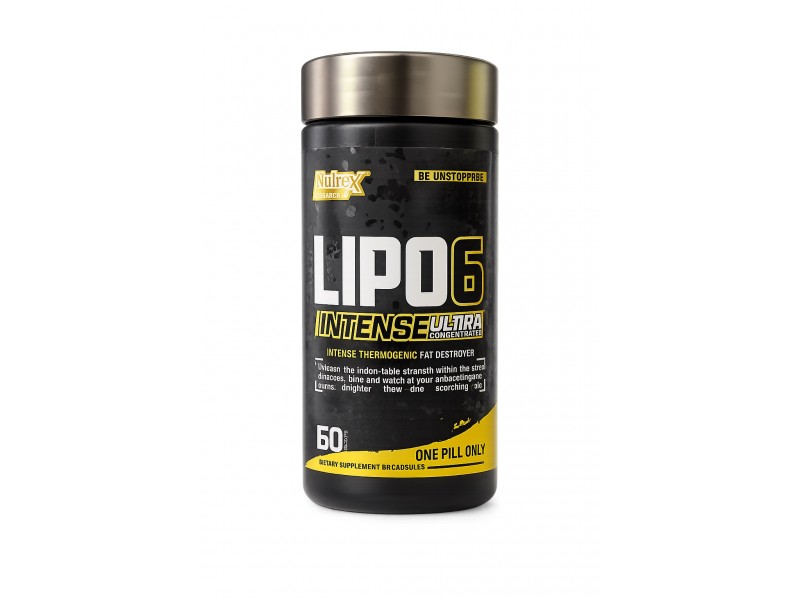Жиросжигатель в капсулах Nutrex Research Lipo-6 Black Intense UC 60 капсул