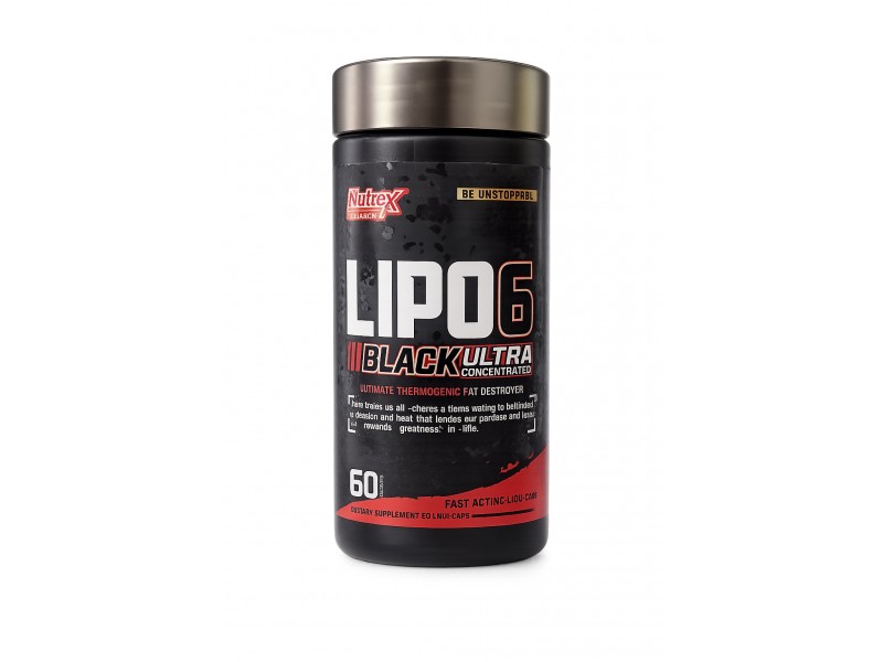 Жиросжигатель в капсулах Nutrex Research Lipo-6 Black Intense UC 60 капсул