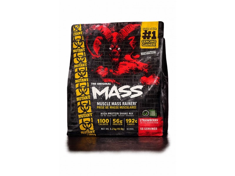Гейнер (белково-углеводная добавка)  Mutant Mass Strawberry Banana 2,27 кг