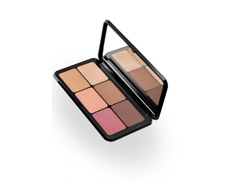 Палетка для макіяжу обличчя Kiko Milano Irresistible Total Look Face Powder Palette 02 Medium Dark
