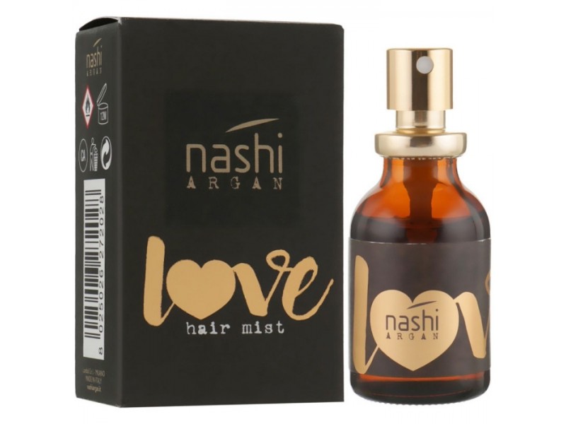 Парфум для волосся в подарунковій упаковці Nashi Argan Love Hair Mist 20 мл