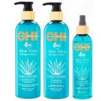 Набір для догляду за волоссям із алое CHI Aloe Vera Curl Care Kit Set (355ml 355ml 177 ml)