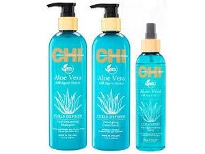 Набір для догляду за волоссям із алое CHI Aloe Vera Curl Care Kit Set (355ml 355ml 177 ml)