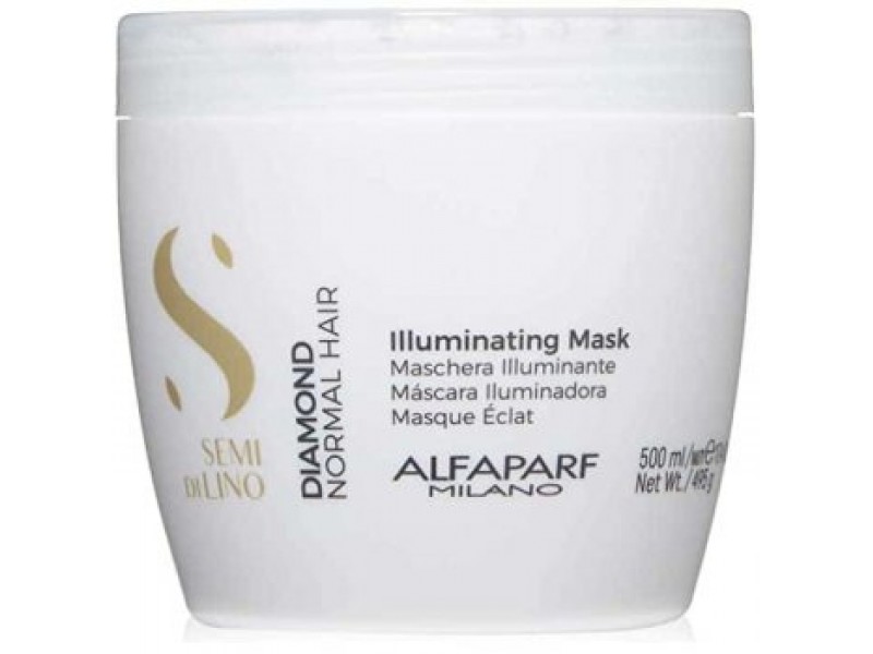 Маска для волос Alfaparf SDL Diamond Illuminating Mask для придания блеска волосам 500 мл