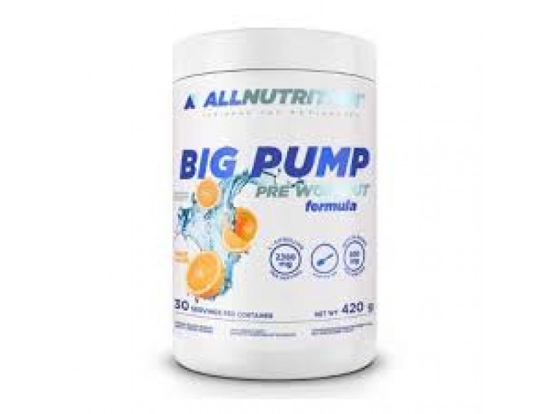 Предтренировочный комплекс AllNutrition Big Pump Pre-workout Formula 420 г апельсиновый вкус