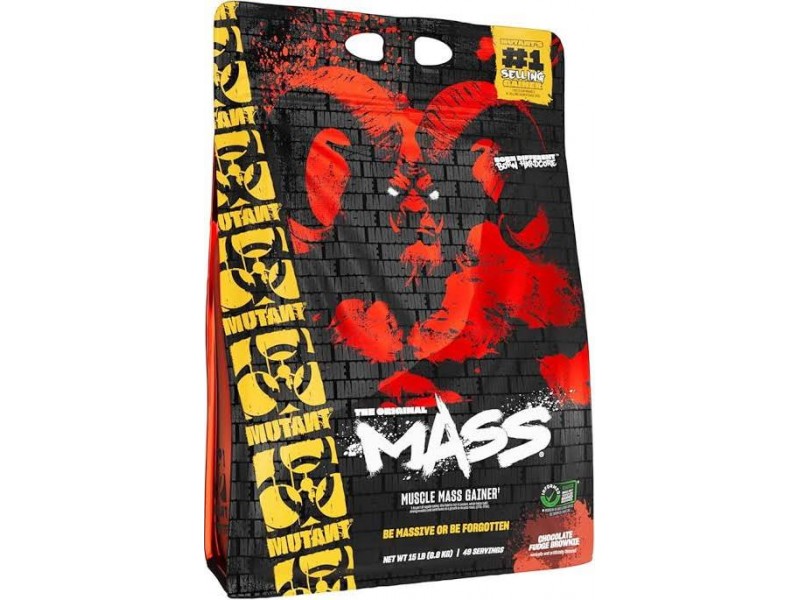 Высокобелковый гейнер Mutant Mass Chocolate Brownie 6.8 кг