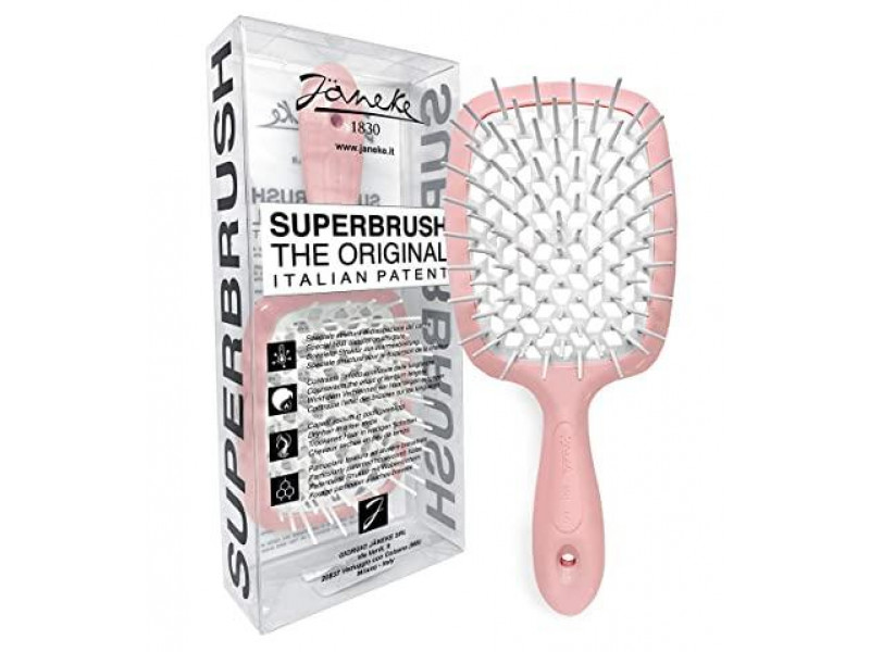 Гребінець для волосся Janeke Superbrush With Soft Moulded Tips