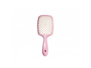 Гребінець для волосся Janeke Superbrush Pastel Pink Гребінець (рожевий з білим)