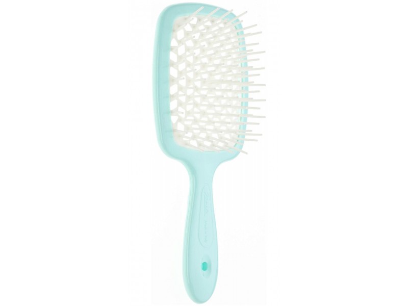Гребінець для волосся Janeke Superbrush (блакитно-білий)