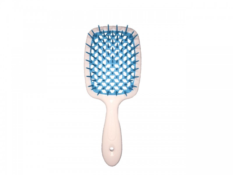 Расческа для волос Janeke Superbrush (белый с синим)