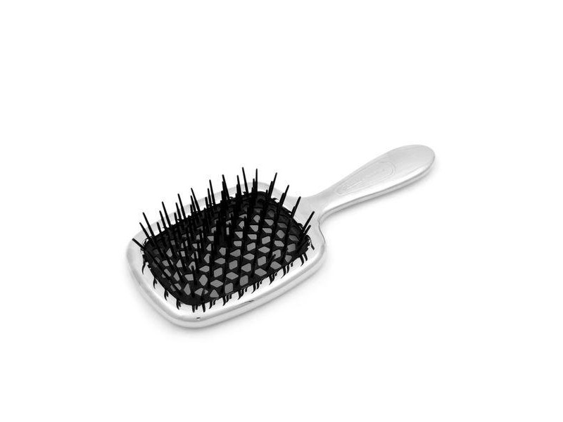 Гребінець для волосся Janeke Superbrush (срібло)