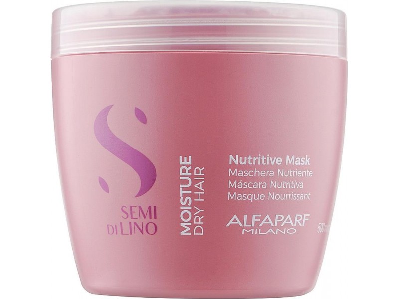Увлажняющая маска для сухих волос Alfaparf Milano Semi di Lino Moisture Nutritive Mask 500 мл