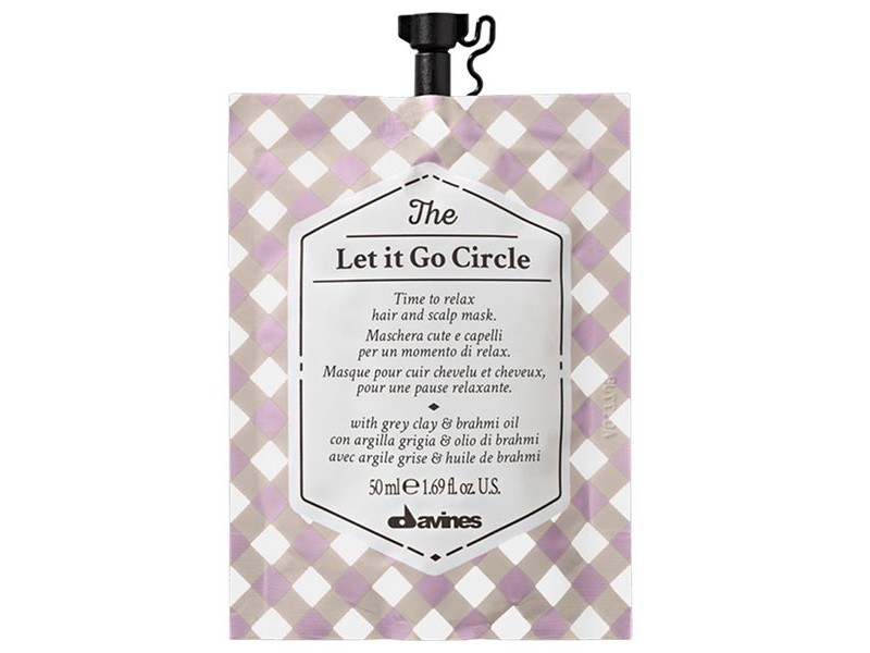 Маска для відновлення водного балансу волосся та шкіри голови Davines The Let It Go Circle Mask 50 ml
