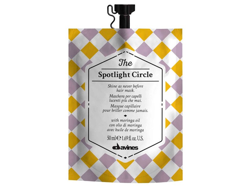 Маска для максимального блиску волосся Davines Spotlight Circle Hair Mask 50 ml