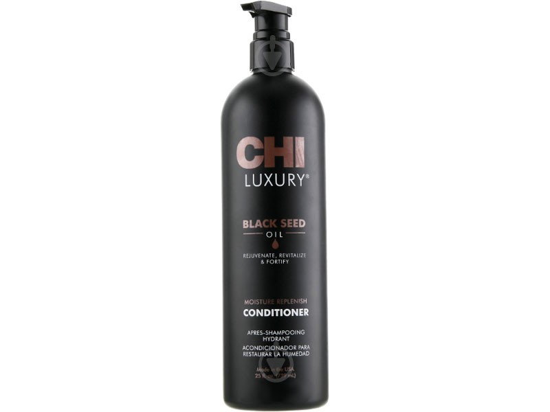 Кондиционер для волос с маслом черного тмина CHI Luxury Black Seed Moisture Replenish Conditioner 739 ml.