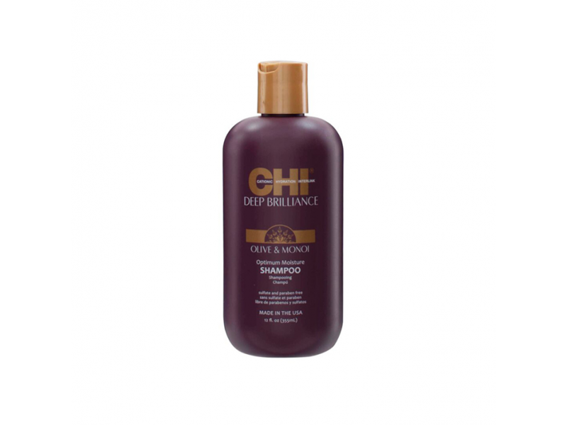 Зволожуючий шампунь для пошкодженого волосся CHI Deep Brilliance Olive & Monoi Optimum Moisture Shampo 355 мл