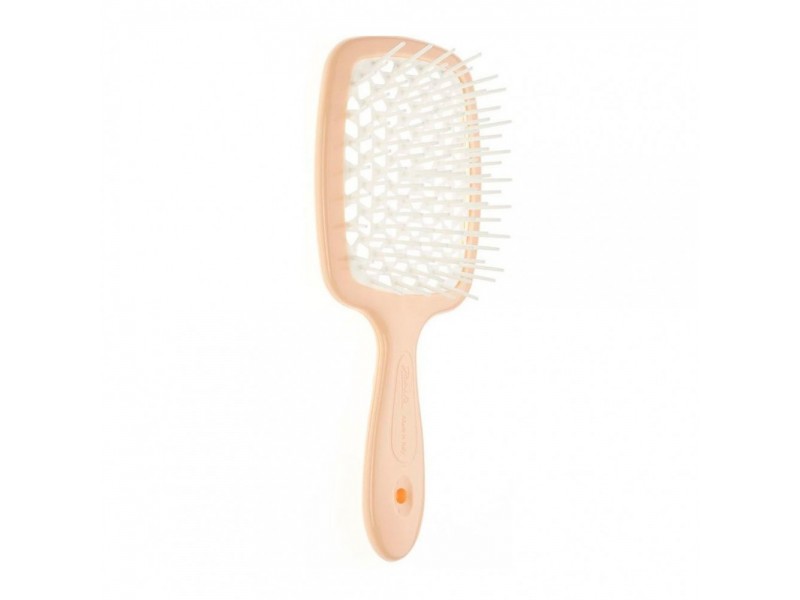 Гребінець для волосся Janeke Superbrush (біло-фуксія)