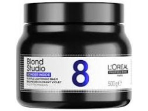 Знебарвлюючий бальзам для волосся  L'Oréal Professionnel Blond Studio 8 Bonder Inside Purple Lightening Balm 500g
