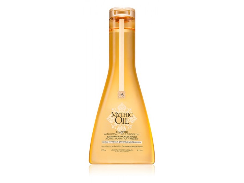 Поживний шампунь для нормального та тонкого волосся 250ml Mythic Oil