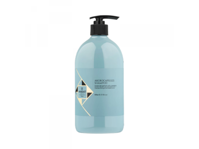 Смягчающий шампунь с микрокапсулами Hadat Microcapsules Shampoo 800 мл